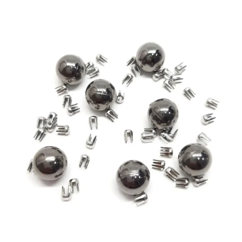 Перли прибивні 6 мм Темний Нікель 100 шт Перли прибивні 6 мм Темний Нікель 100 шт
