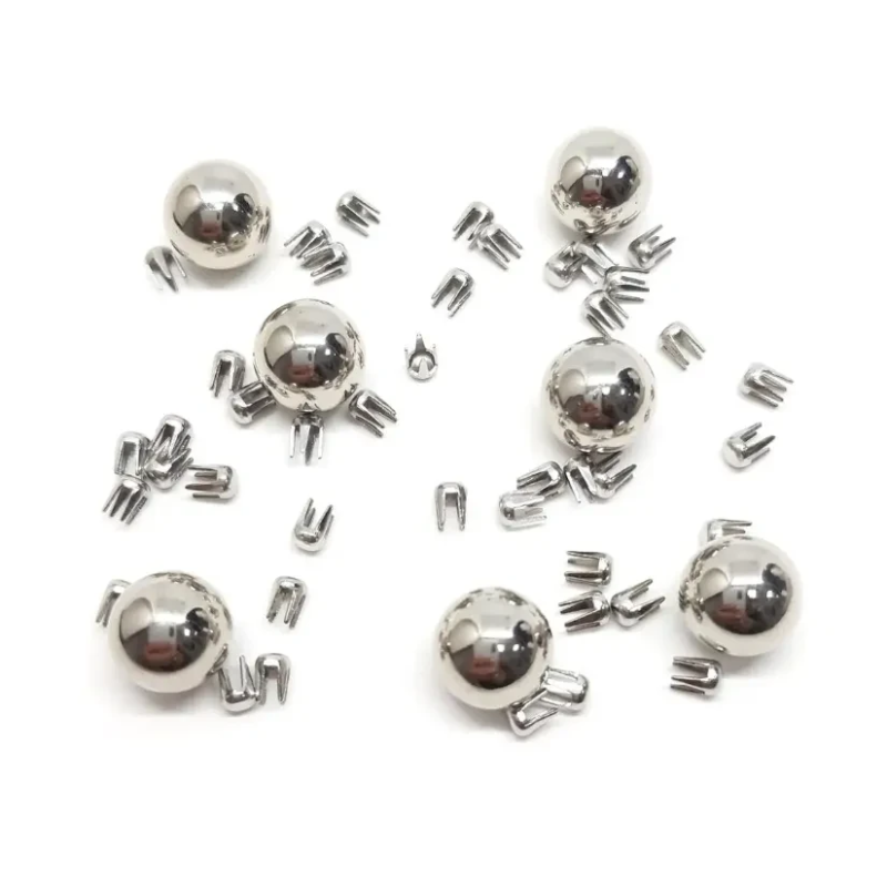 Перли прибивні 8 мм Нікель 100 шт Перли прибивні 8 мм Нікель 100 шт