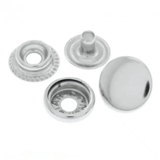 Кнопка Київська (Каппа) 12,5 мм Нікель, 50 шт