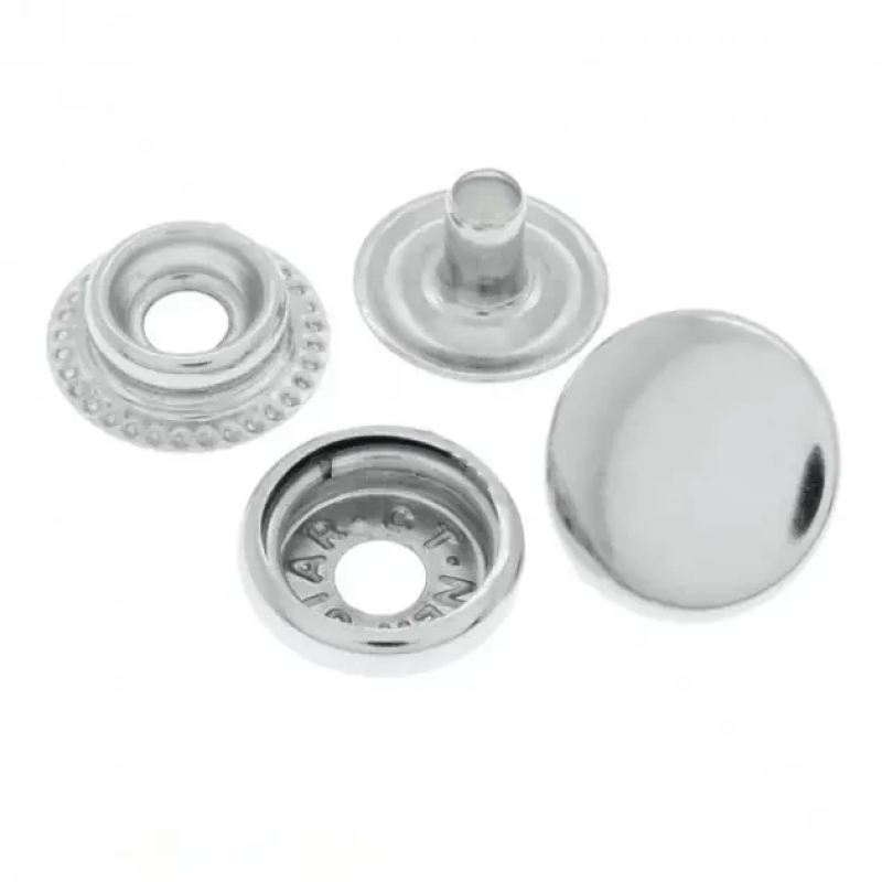 Кнопка Київська (Каппа) 12,5 мм Нікель, 50 шт Кнопка Київська (Каппа) 12,5 мм Нікель, 50 шт