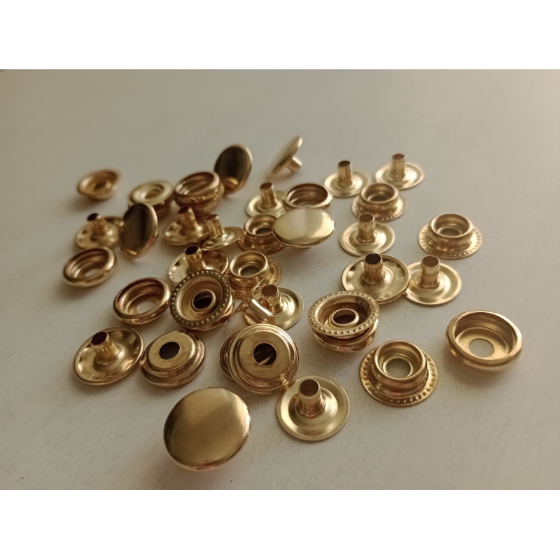 Кнопка Кіївська (Каппа) 15 мм Золото, 50 шт. Кнопка Кіївська (Каппа) 15 мм Золото, 50 шт.
