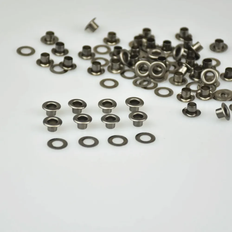 Люверс 5мм Нержавіючий Темний Нікель №3 50 шт Люверс 5мм Нержавіючий Темний Нікель №3 50 шт