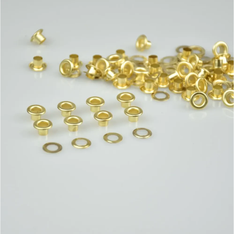 Люверс 5мм Нержавіючий Золото №3 50 шт Люверс 5мм Нержавіючий Золото №3 50 шт