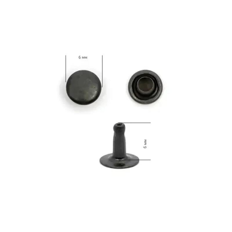 Хольнітен 6 мм односторонній Оксид, 100 шт Хольнітен 6 мм односторонній Оксид, 100 шт