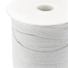 Резинка для білизни 7 мм Біла 100 м