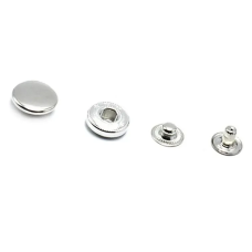 Кнопка ALFA 13,5 мм Нержавіюча Нікель 50 шт