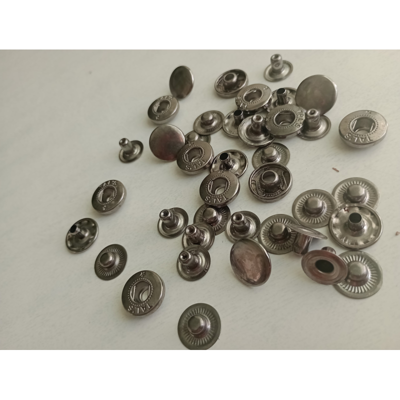 Кнопка ALFA 15 мм Темний Нікель 50 шт