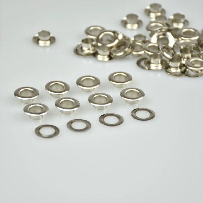 Люверс 6мм Нержавіючий Нікель №4 50 шт Люверс 6мм Нержавіючий Нікель №4 50 шт