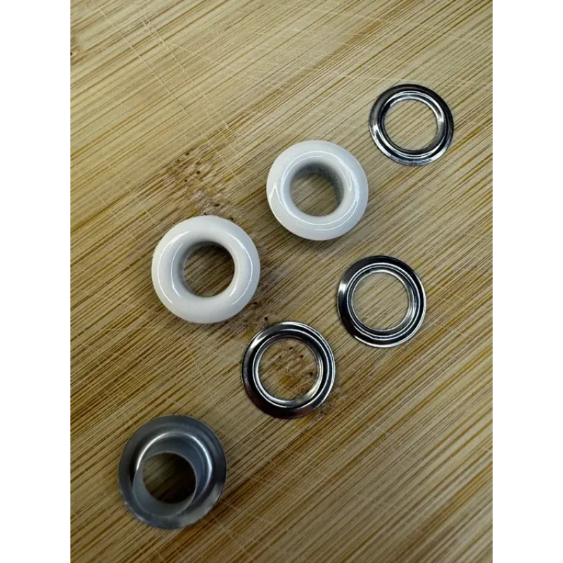 Люверс №5_ 8мм Нержавіючий Світло Бежевий (306) 50 шт Люверс №5_ 8мм Нержавіючий Світло Бежевий (306) 50 шт