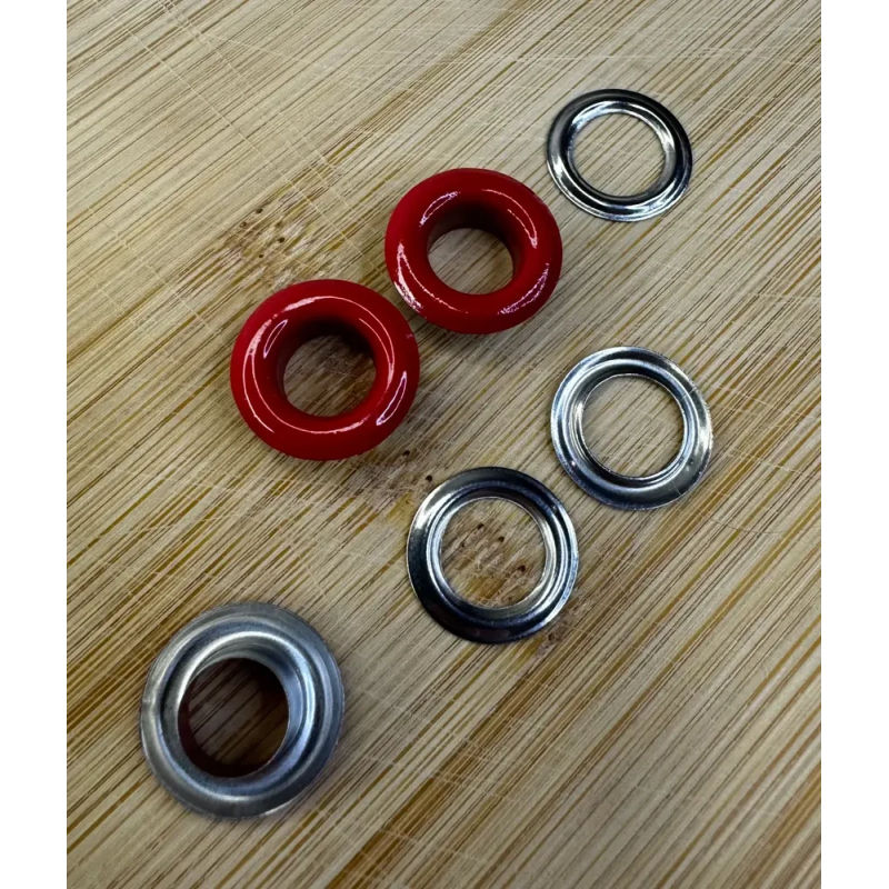 Люверс 8мм Нержавіючий Червоний (162) 50 шт Люверс 8мм Нержавіючий Червоний (162) 50 шт