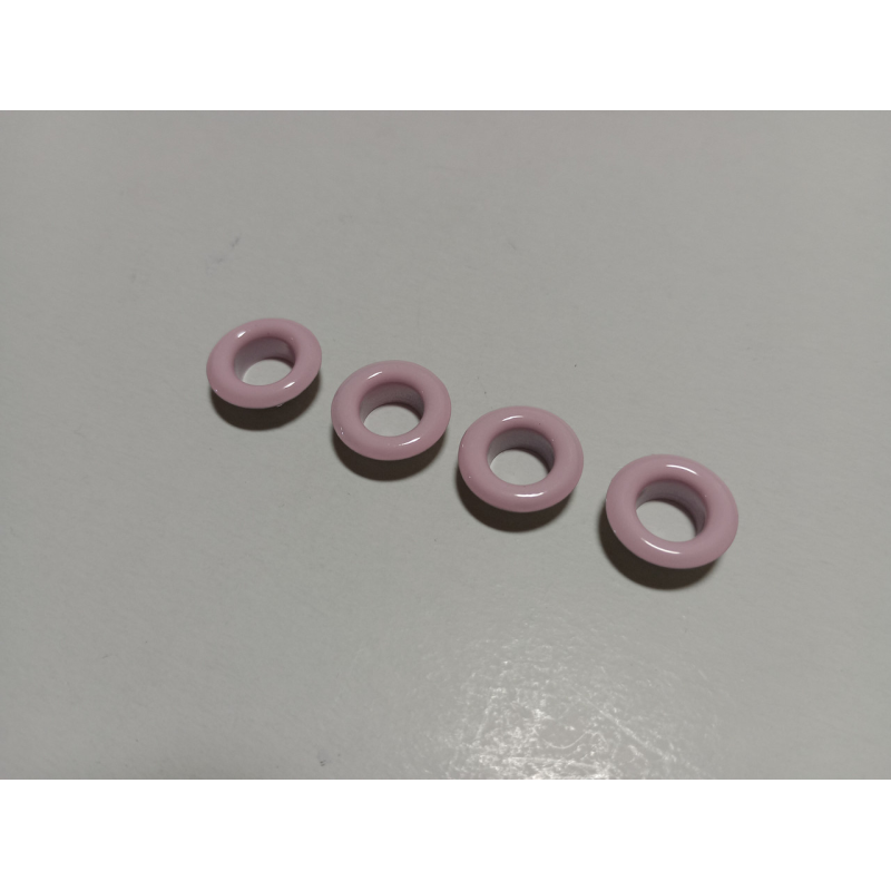 Люверс 8мм Нержавіючий Ніжно Рожевий (133) 50 шт Люверс 8мм Нержавіючий Ніжно Рожевий (133) 50 шт