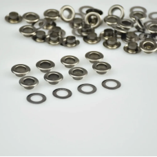 Люверс 6мм Нержавіючий Темний Нікель №4 50 шт