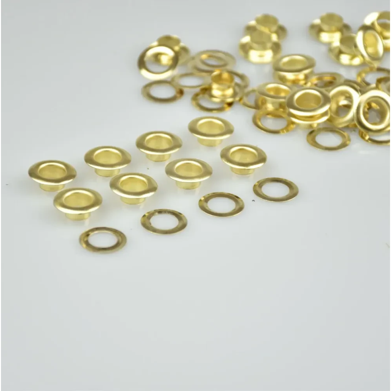 Люверс 6мм Нержавіючий Золото №4 50 шт Люверс 6мм Нержавіючий Золото №4 50 шт