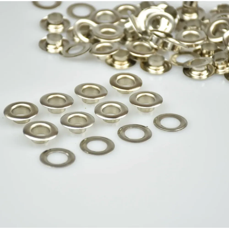 Люверс 8мм Нержавіючий Нікель №5 50 шт Люверс 8мм Нержавіючий Нікель №5 50 шт