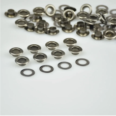 Люверс 8мм Нержавіючий Темний Нікель №5 50 шт