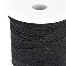 Резинка для білизни 7 мм Чорна 100 м