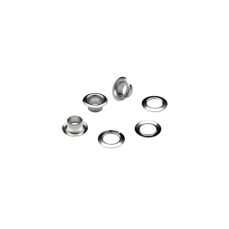 Люверс 5мм Нікель №3 50 шт Люверс 5мм Нікель №3 50 шт