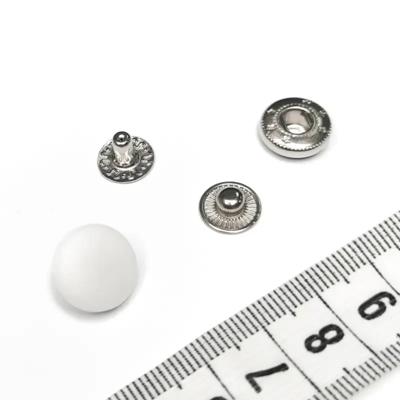 Кнопки пластикові 12.5 мм Білі, 50 шт Кнопки пластикові 12.5 мм Білі, 50 шт