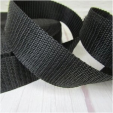 Стрічка ремінна (стропа) 40мм чорна (50 м)