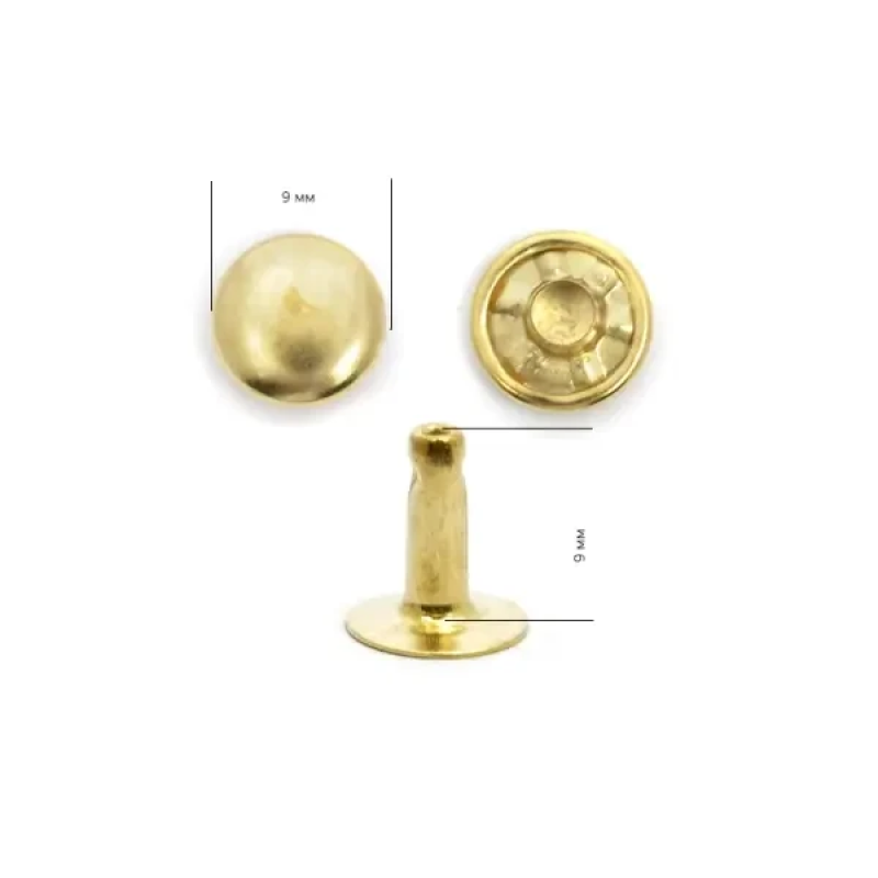 Хольнітен 9 мм односторонній Золото 100 шт Хольнітен 9 мм односторонній Золото 100 шт