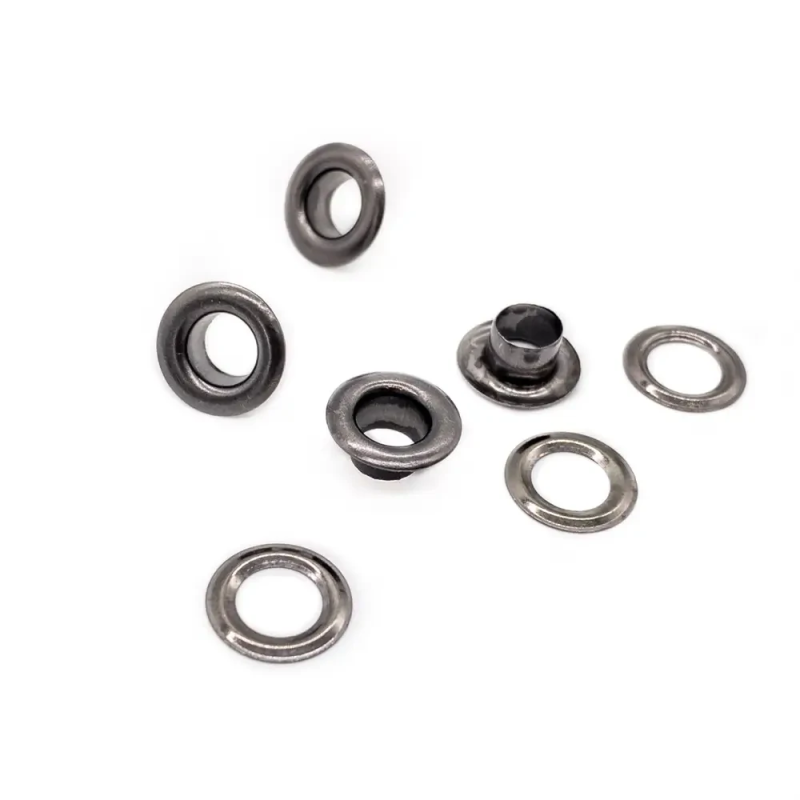 Люверс 6мм Темний Нікель №4 50 шт Люверс 6мм Темний Нікель №4 50 шт