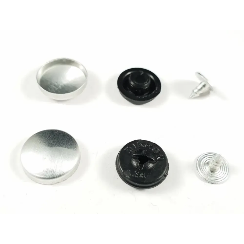 Гудзик для обтягування (пластиковий) прибивний №24 (15мм) Чорний 100 шт Гудзик для обтягування (пластиковий) прибивний №24 (15мм) Чорний 100 шт