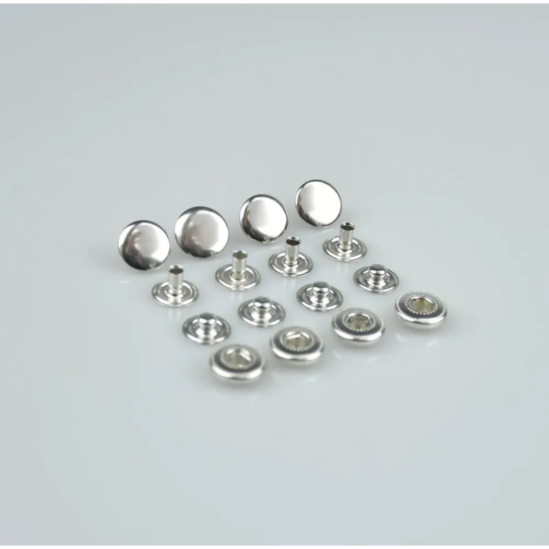 Кнопка Alfa 12,5 мм Нержавіюча Нікель 50 шт Кнопка Alfa 12,5 мм Нержавіюча Нікель 50 шт