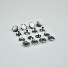 Кнопка Alfa 12,5 мм Нержавіюча Темний Нікель 50 шт