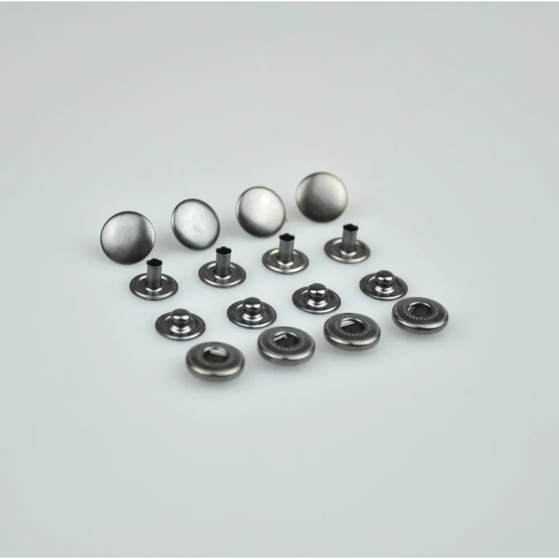 Кнопка Alfa 12,5 мм Нержавіюча Темний Нікель 50 шт