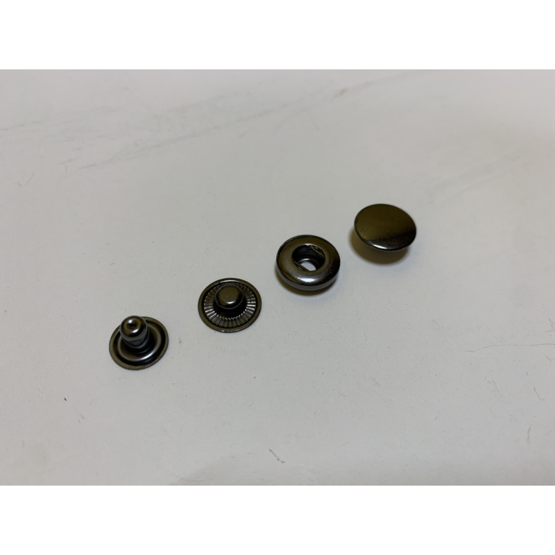 Кнопка Alfa 15 мм нержавіюча Темний Нікель 50 шт Кнопка Alfa 15 мм нержавіюча Темний Нікель 50 шт