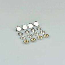 Кнопка Київська (Каппа) 15 мм (Нержавіюча) Нікель 50 шт