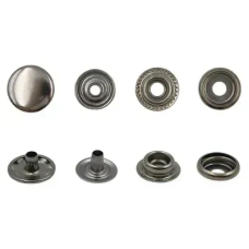 Кнопка Київська (Каппа) 12,5 мм Темний Нікель, 50 шт