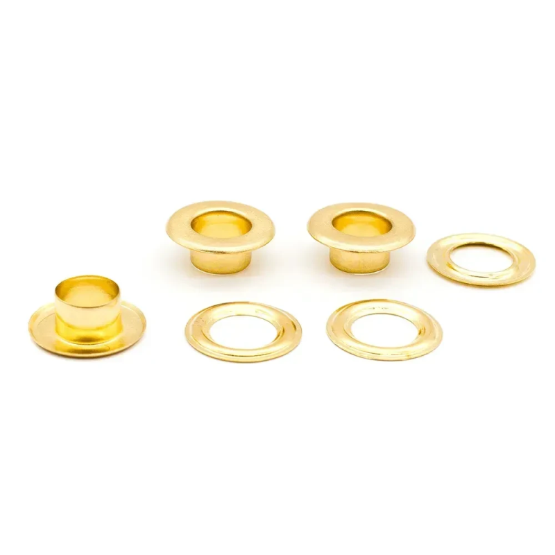 Люверс 8 мм Золото No5 50 шт. Люверс 8 мм Золото No5 50 шт.