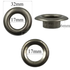 Люверс 17 мм Оксид No31 50 шт.