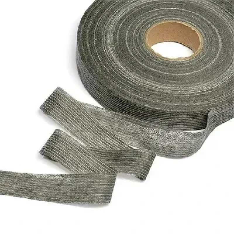 Порізаний та прострочений флізелін (Долевик) 20мм Сірий (100 м)