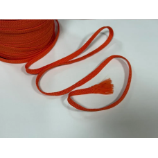 Шнур для Одягу плоский 8,5 мм Помаранчевий (10 метрів)