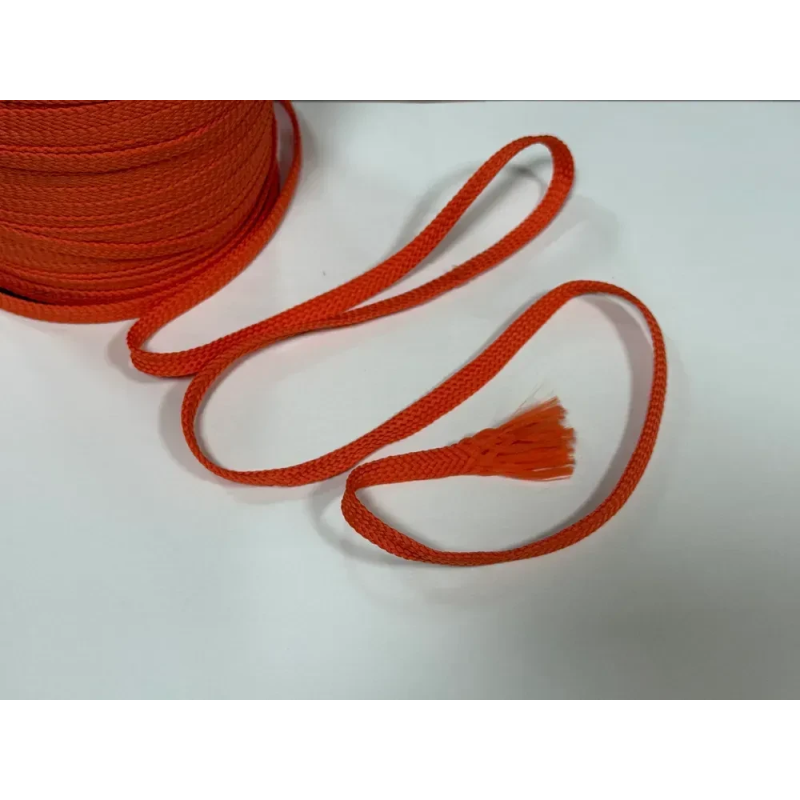 Шнур для Одягу плоский 8,5 мм Помаранчевий (10 метрів) Шнур для Одягу плоский 8,5 мм Помаранчевий (10 метрів)