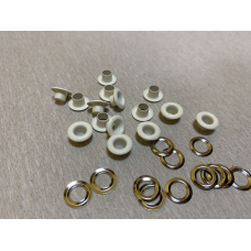 Люверс 5мм Нержавіючий Молочний (102) 50 шт