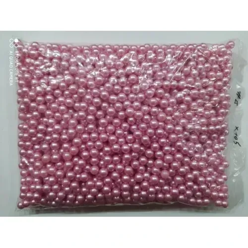 Перли прибивні 8 мм Ніжно Рожеві 100 шт Перли прибивні 8 мм Ніжно Рожеві 100 шт