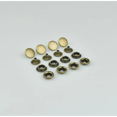 Кнопка Київська (Каппа) 15 мм (Нержавіюча) Антик 50 шт