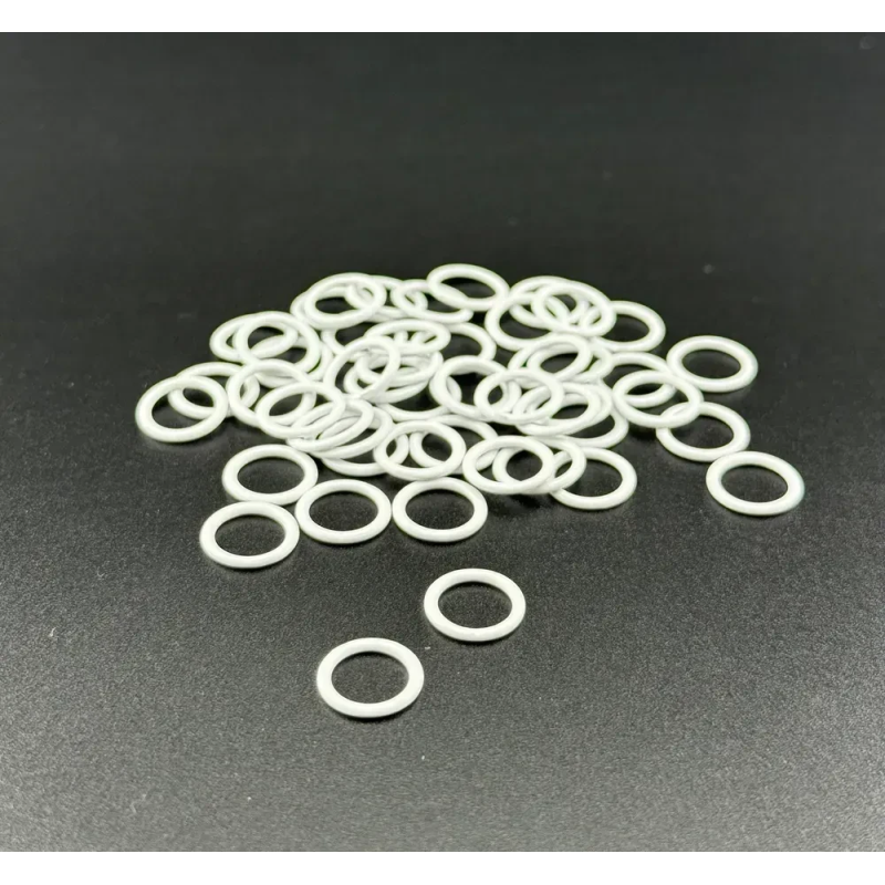 Кільце для бретелів 8 мм метал Біле 50 шт Кільце для бретелів 8 мм метал Біле 50 шт