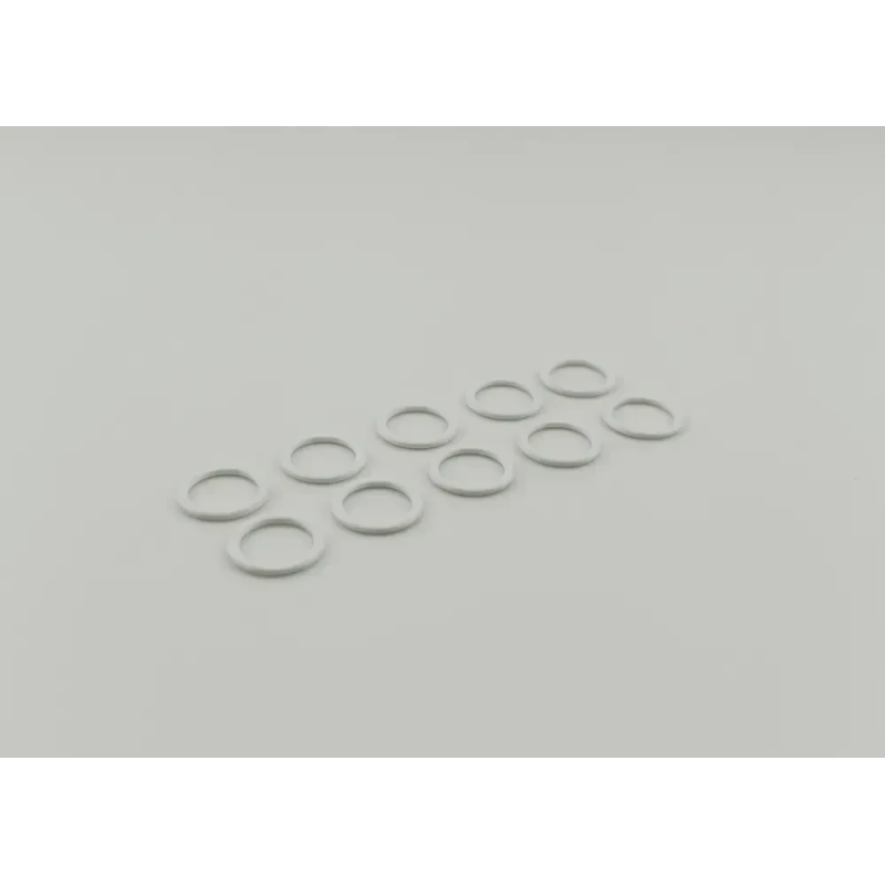 Кільце для бретелів 10 мм метал Білий 50 шт