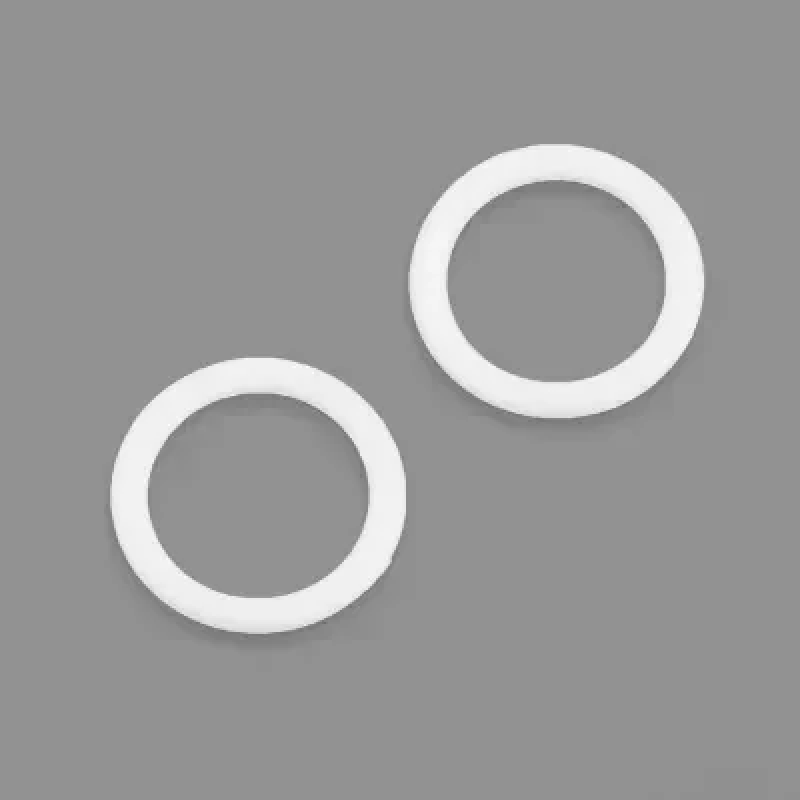 Кільце для бретелів 10 мм пластик Білий 50 шт