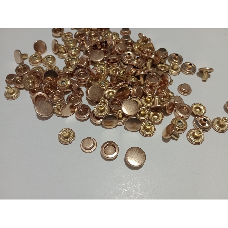 Кнопка Гамма 12.5 мм нержавіюча Золото 50 шт Кнопка Гамма 12.5 мм нержавіюча Золото 50 шт