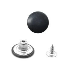 Гудзик для джинсів нержавіючий 17мм гладкий (Оксид) 50 шт