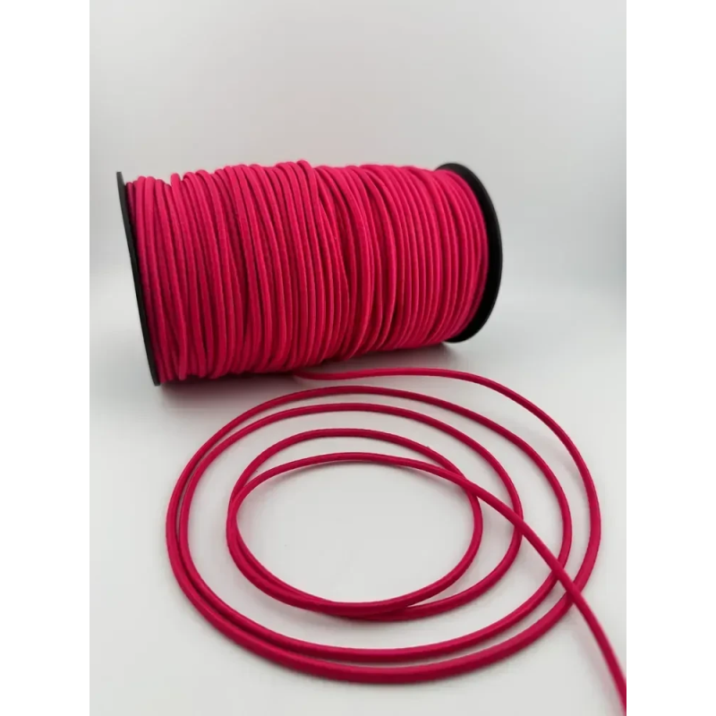 Шнур гумка (краплюшня) 3 мм Малинова 100 м Шнур гумка (краплюшня) 3 мм Малинова 100 м