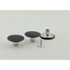 Гудзик для джинсів 17мм гладкий (Оксид) 50 шт