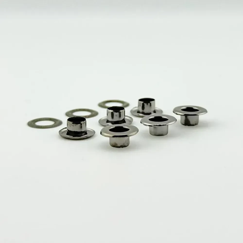 Люверс 5мм плоский Нержавіючий Темний Нікель №3 50 шт Люверс 5мм плоский Нержавіючий Темний Нікель №3 50 шт