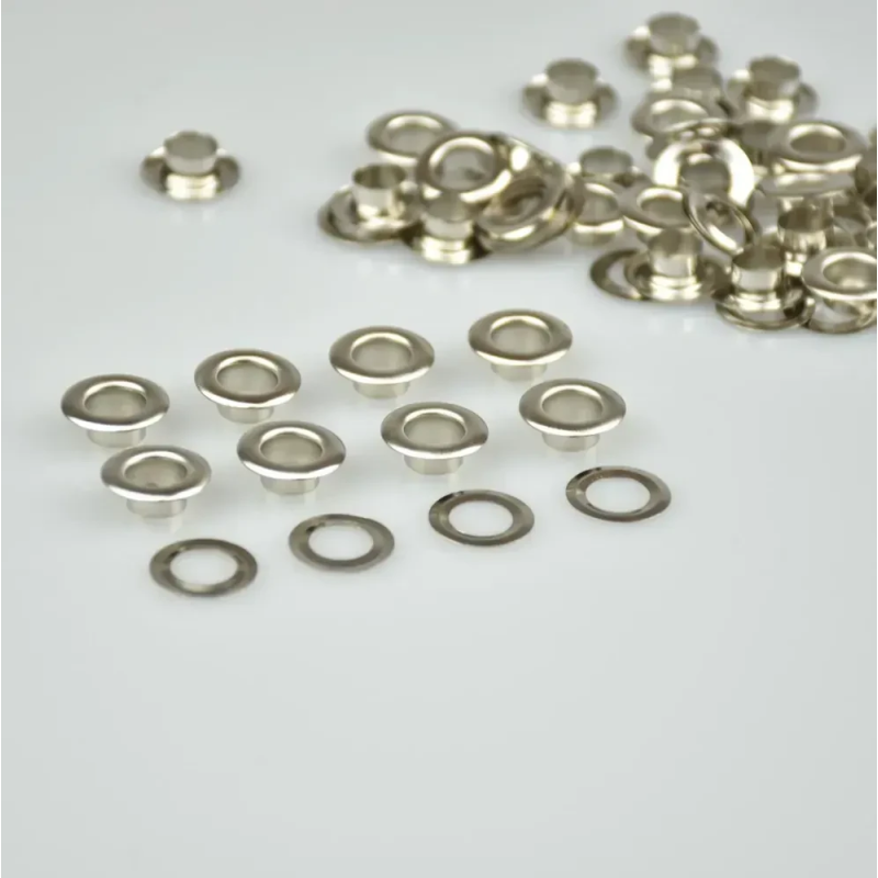 Люверс 6мм Нержавіючий Нікель №4 50 шт Люверс 6мм Нержавіючий Нікель №4 50 шт