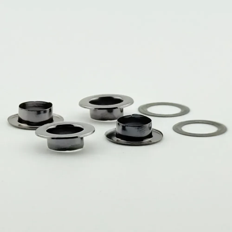 Люверс 10мм плоский Нержавіючий Темний Нікель №24 50 шт